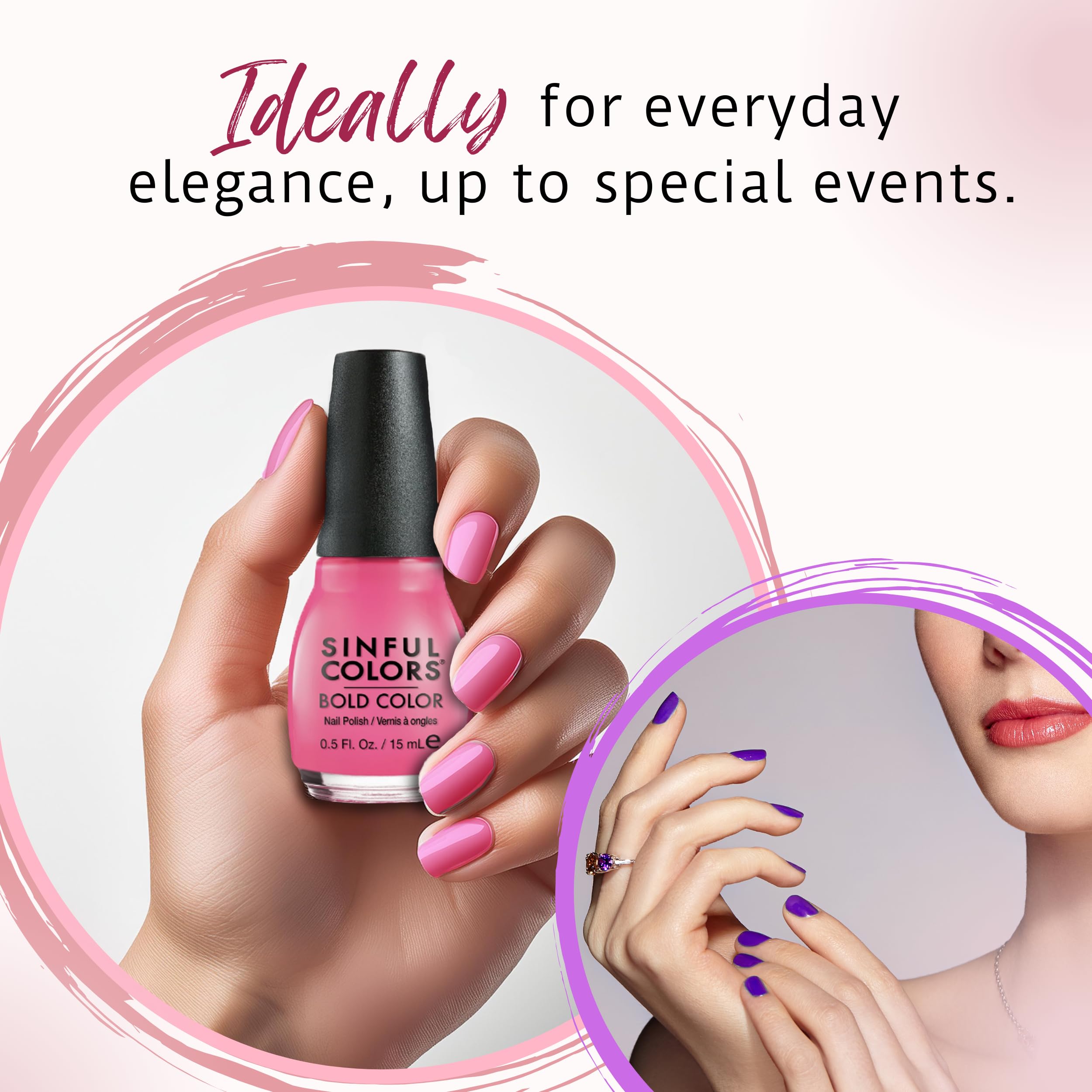 Boîte vernis SinfulColors prête à expédier et offrir.