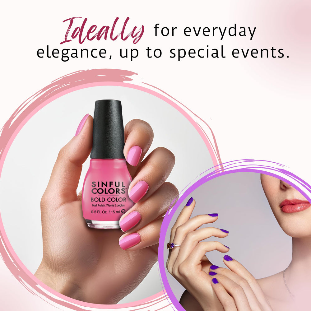 Boîte vernis SinfulColors prête à expédier et offrir.