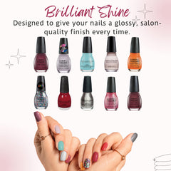Bouteilles SinfulColors: palette variée prête à tester au quotidien.
