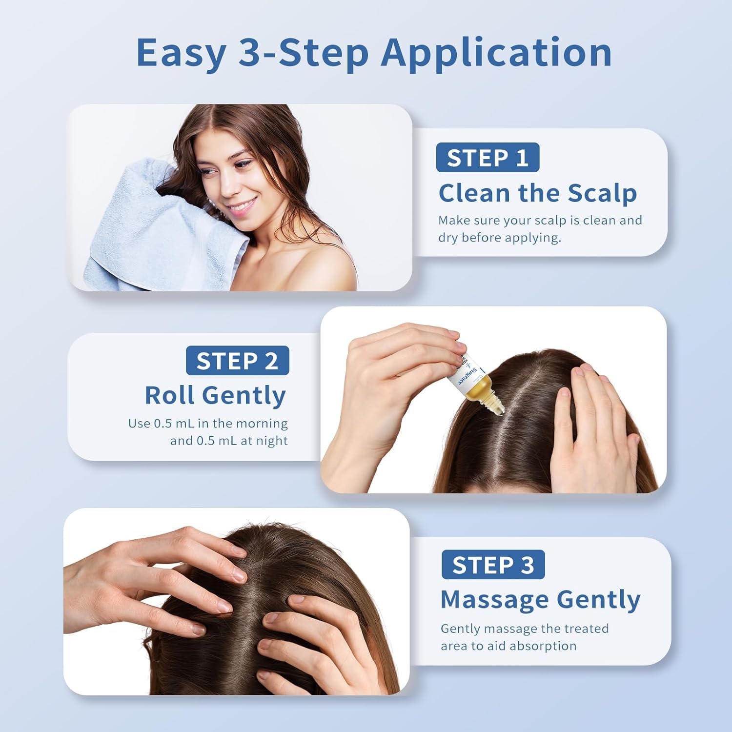 Singrace serum texture-legere non-grasse: sensation légère après application.