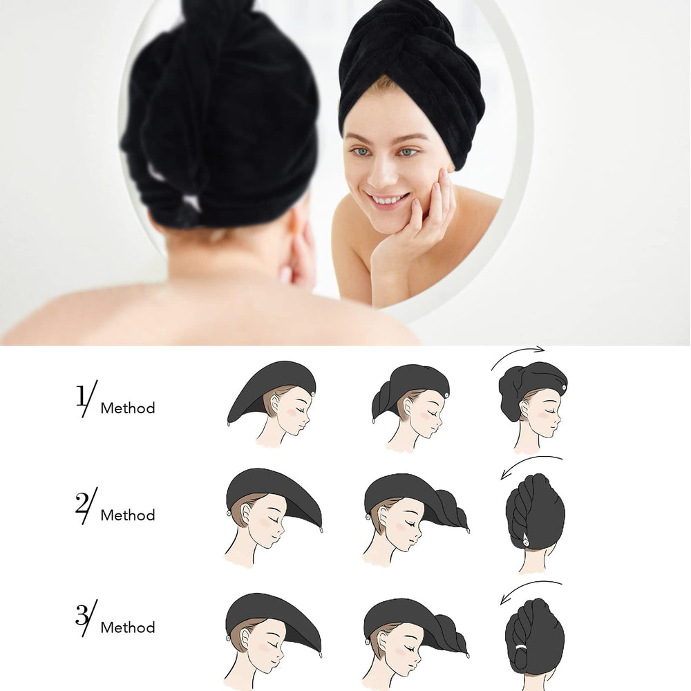 SINLAND enroulement doux pour envelopper les cheveux sans tiraillement.