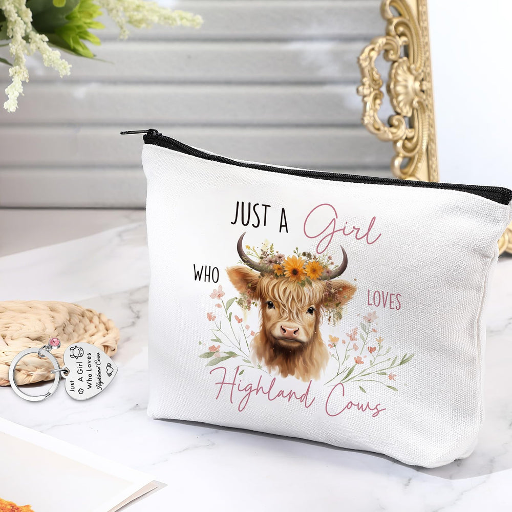 Sinmoe emballage décoratif Highland cow, touche festive pour Noël et usage quotidien.