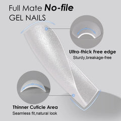 Ensemble 15 tailles SINOKAME, ajuste parfaitement les petits lits d’ongles.