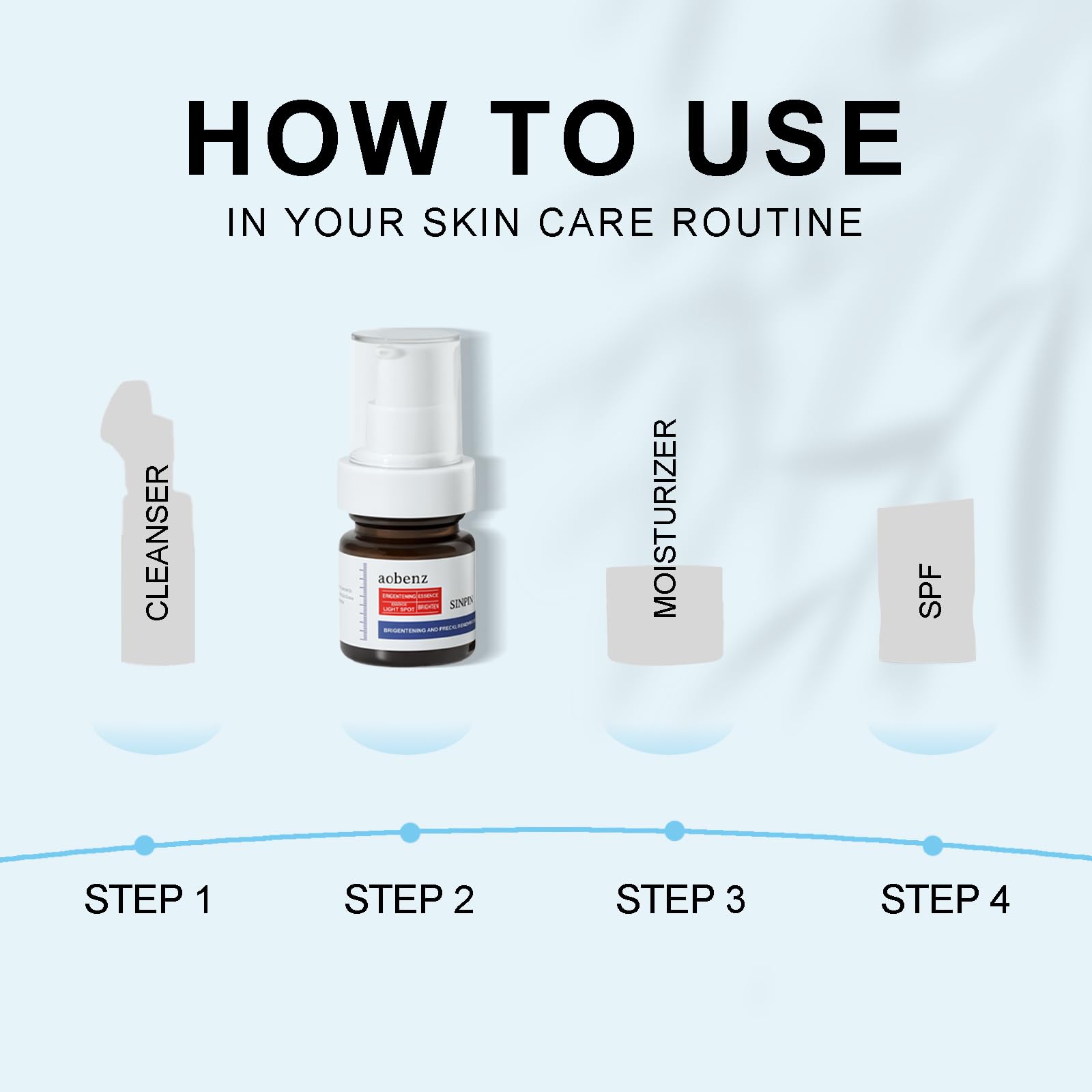 SINPIN aobenz: usage visage et corps pour une correction ciblée et confortable.