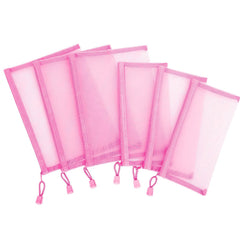 Sinzip ensemble poches maillage rose douze, organisation compacte pour voyage.