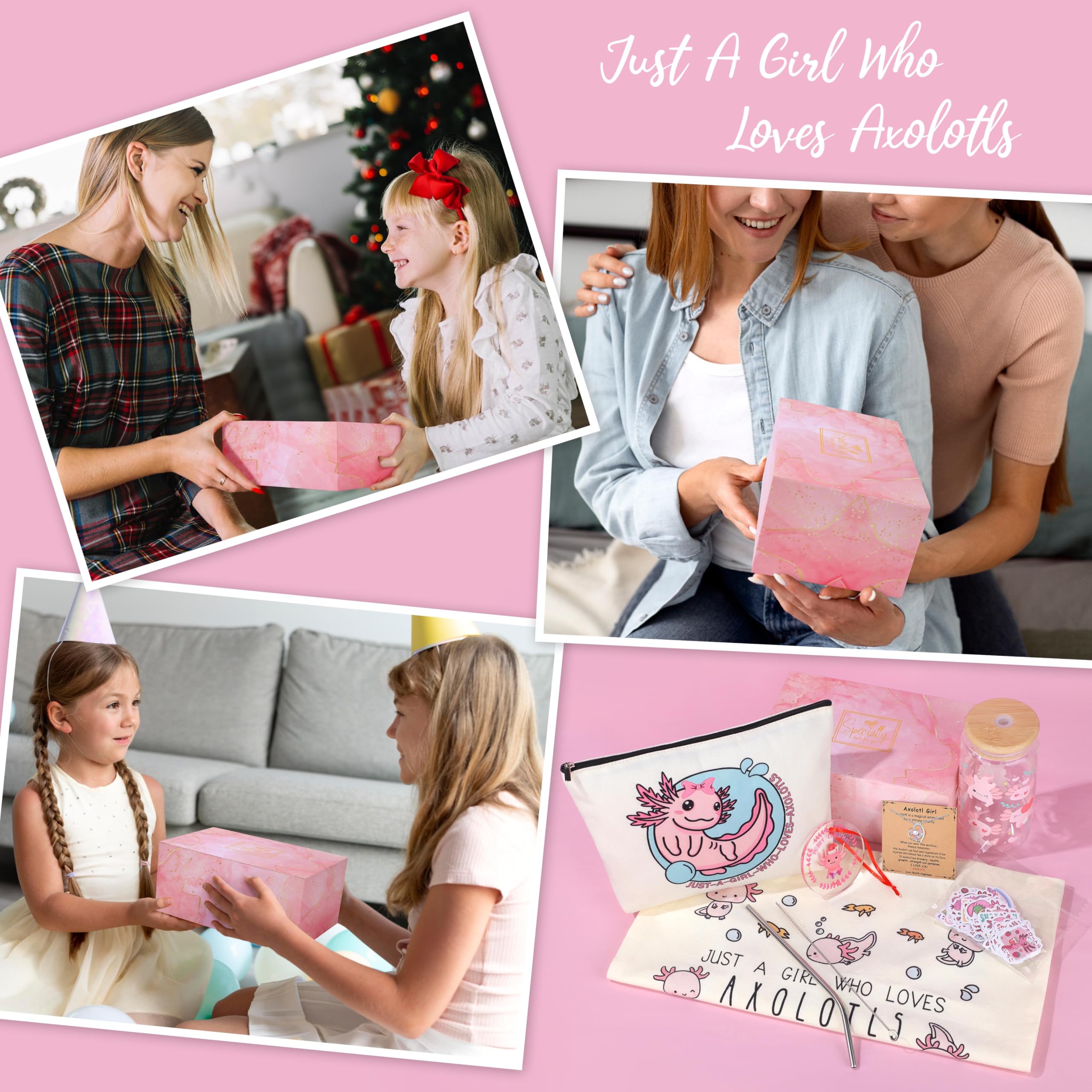 SiplyHaven coffret axolotl, ensemble polyvalent pour filles