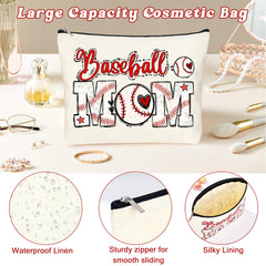 Grande capacité du tote SiplyHaven Baseball Mom, parfait pour snacks et accessoires.