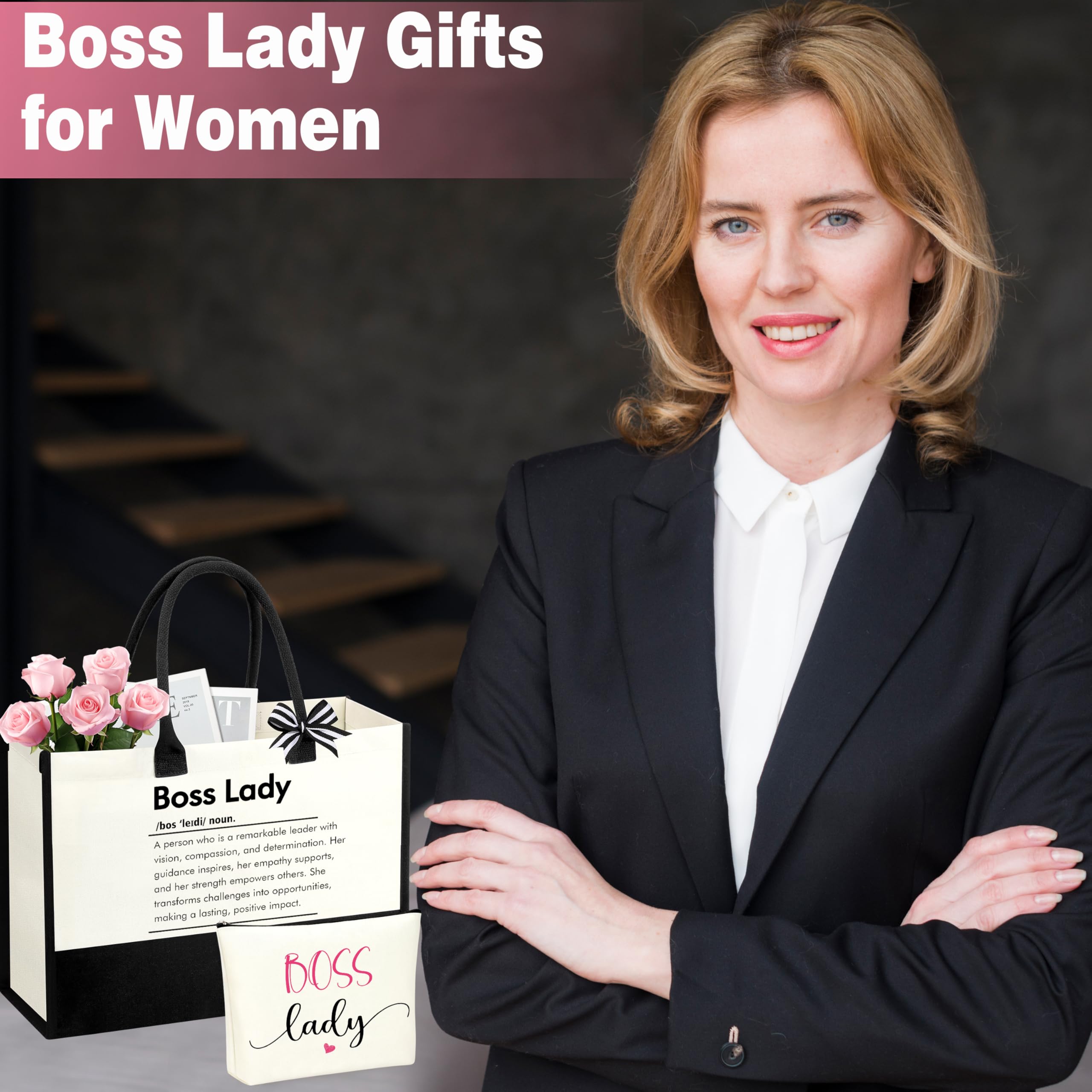 SiplyHaven Coffret Cadeau Boss Lady: ensemble soigneusement conçu pour célébrer une dirigeante.