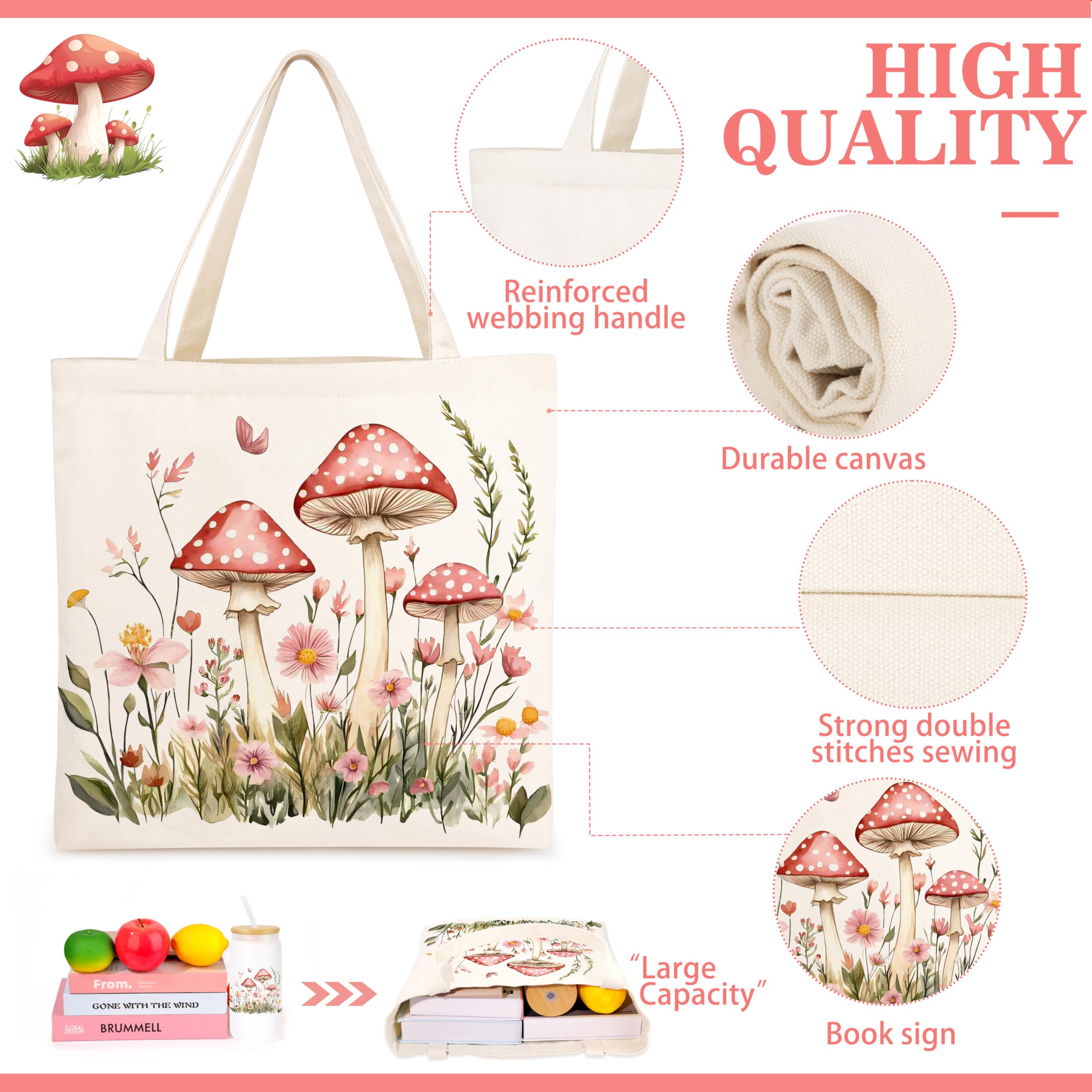 SiplyHaven sac tote renforcé, durable pour achats et voyages.