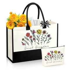 SiplyHaven sac tote grande-mere floral, pratique et élégant pour le quotidien.