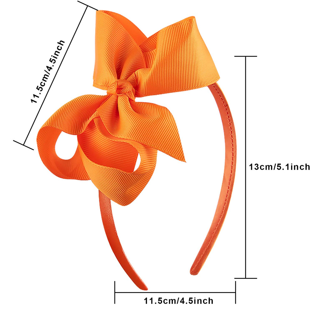 SIQUK bandeau cheveux noeud jaune, parfait pour accessoiriser robes et uniformes scolaires