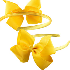 SIQUK bandeau cheveux noeud orange, doux et confortable pour un usage quotidien