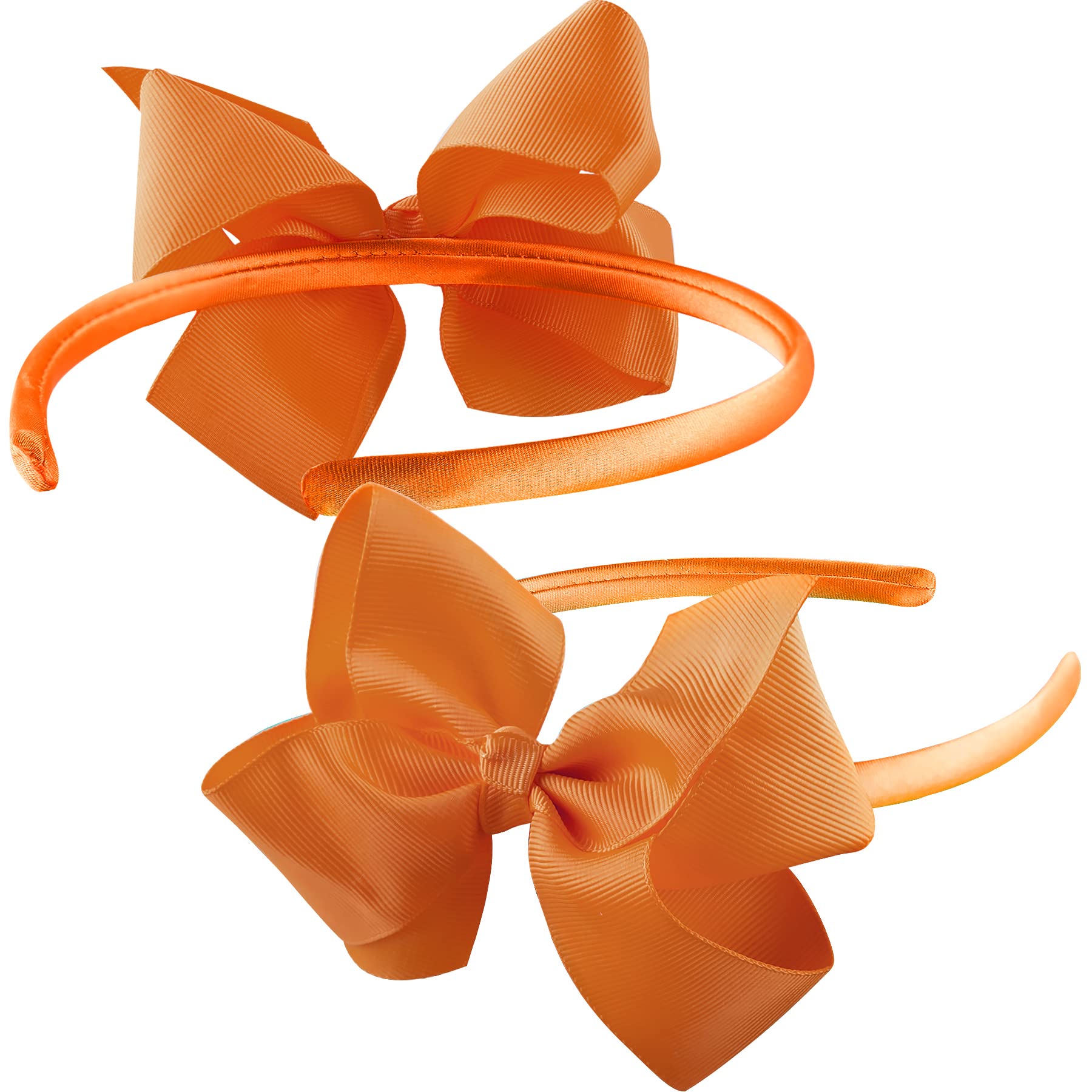 Bandeau SIQUK avec nœud rose clair, ajout charmant pour les coiffures quotidiennes.