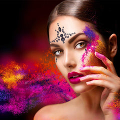 SIQUK gemmes visage sirene formes variees motifs personnalisables.