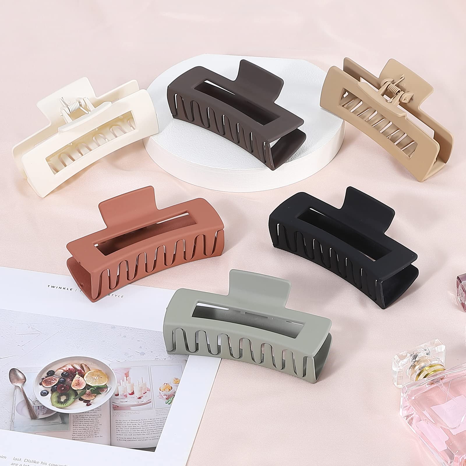 Sisiaipu accessoires cheveux brun, idéal pour une coiffure simple au quotidien.