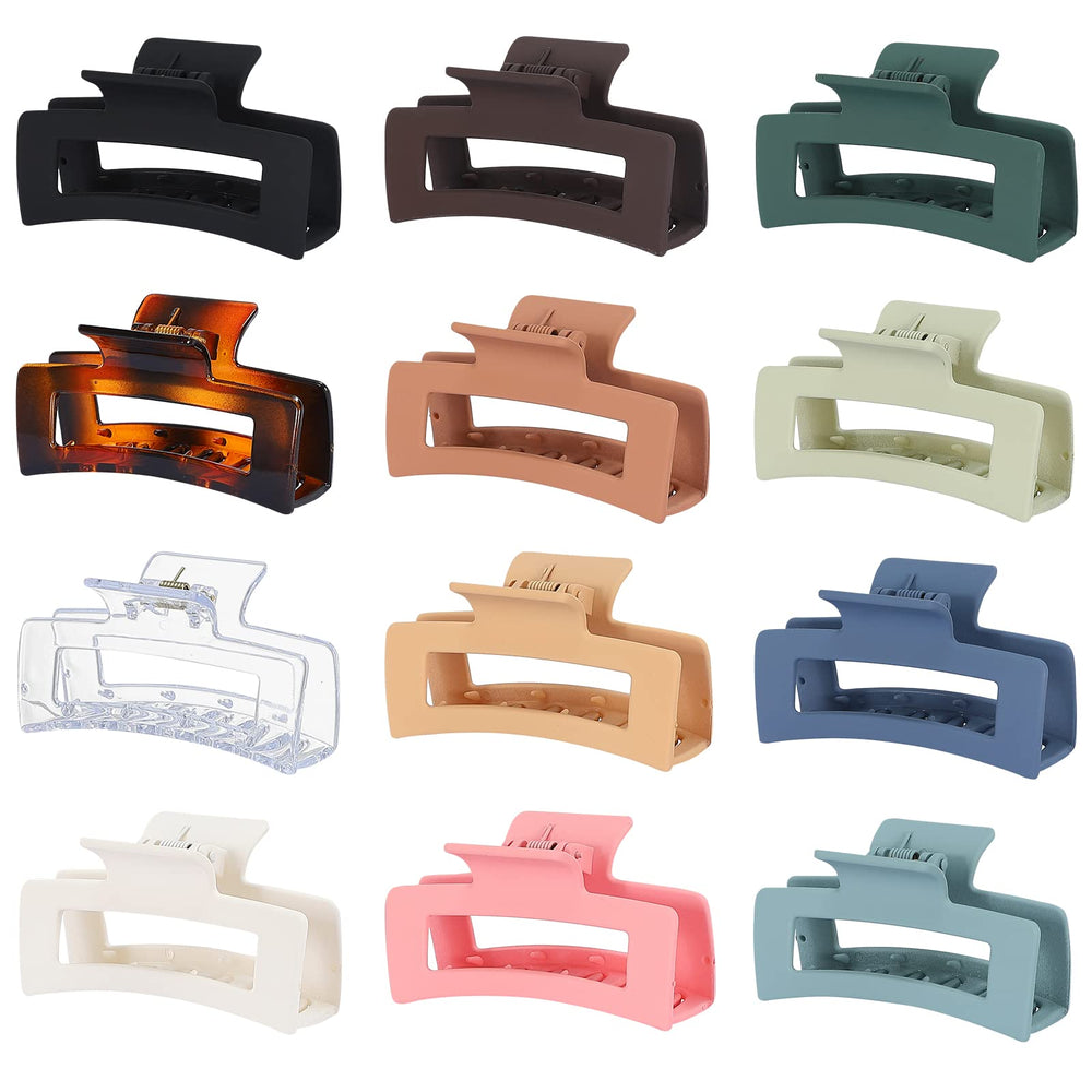 Sisiaipu clip carré bleu clair, pratique pour cheveux fins et épais.