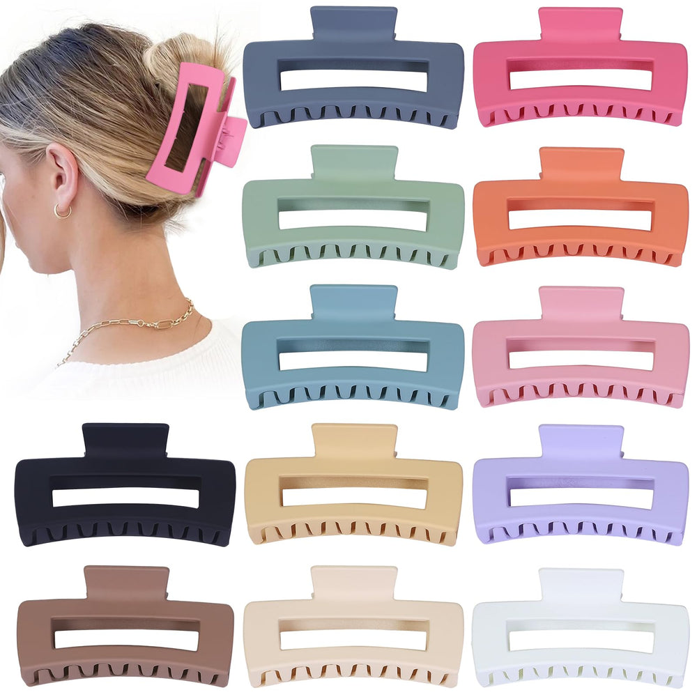 Pinces Sisiaipu jumbo en couleurs assurant une tenue ferme sur cheveux épais.