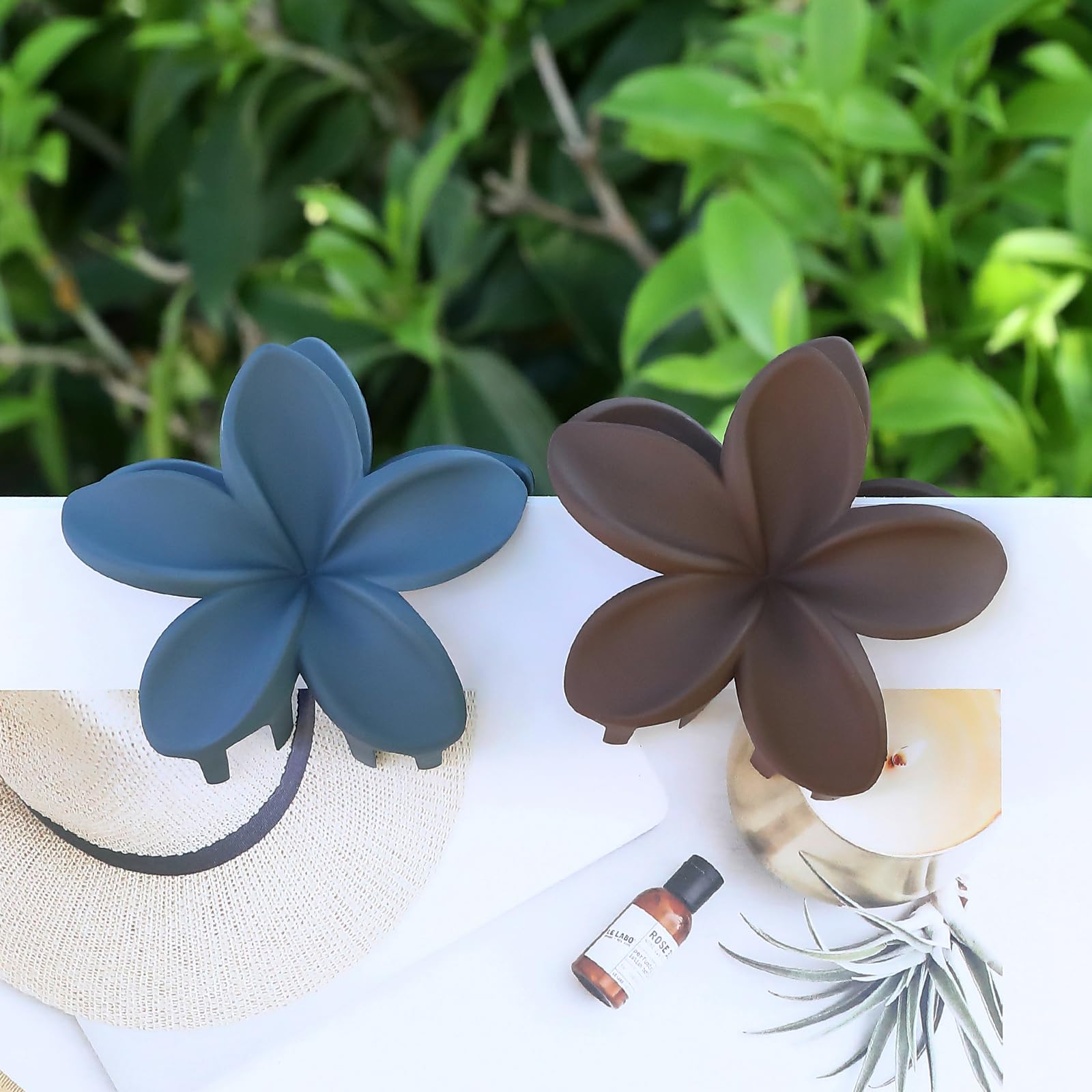 Sisiaipu ensemble de pinces fleurs plumeria, cadeau polyvalent et élégant pour femmes et filles