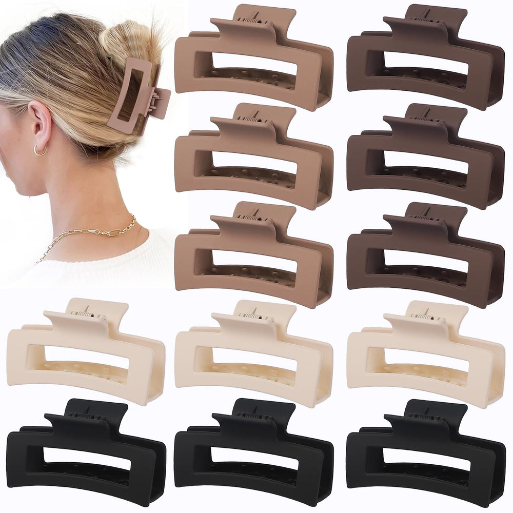 Pince cheveux moyennes Sisiaipu, effet antidérapant pour un chignon rapide.