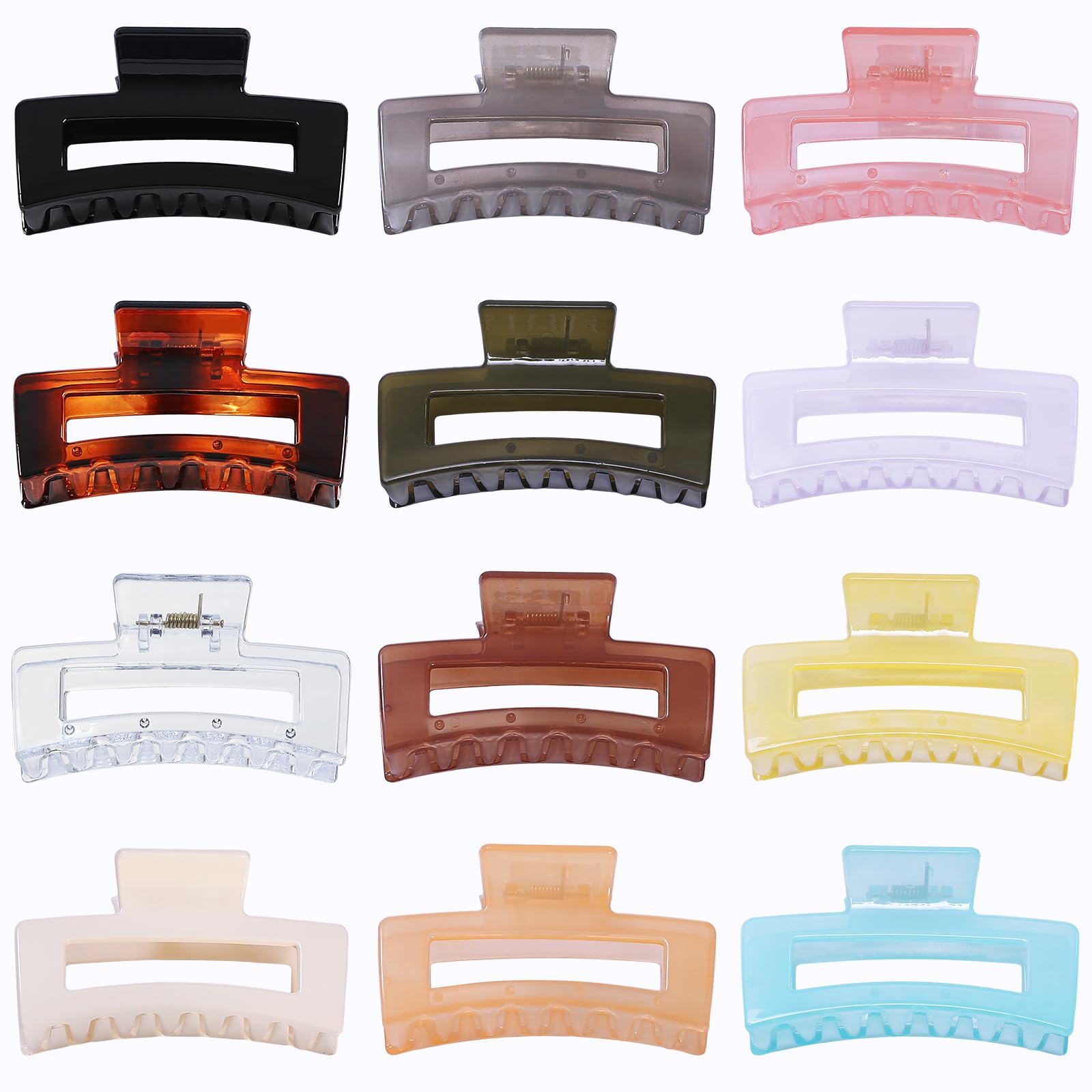 Pinces cheveux Sisiaipu dimension moyenne 3,5 x 2 x 1,1 pouces, adaptables à tous types de cheveux.