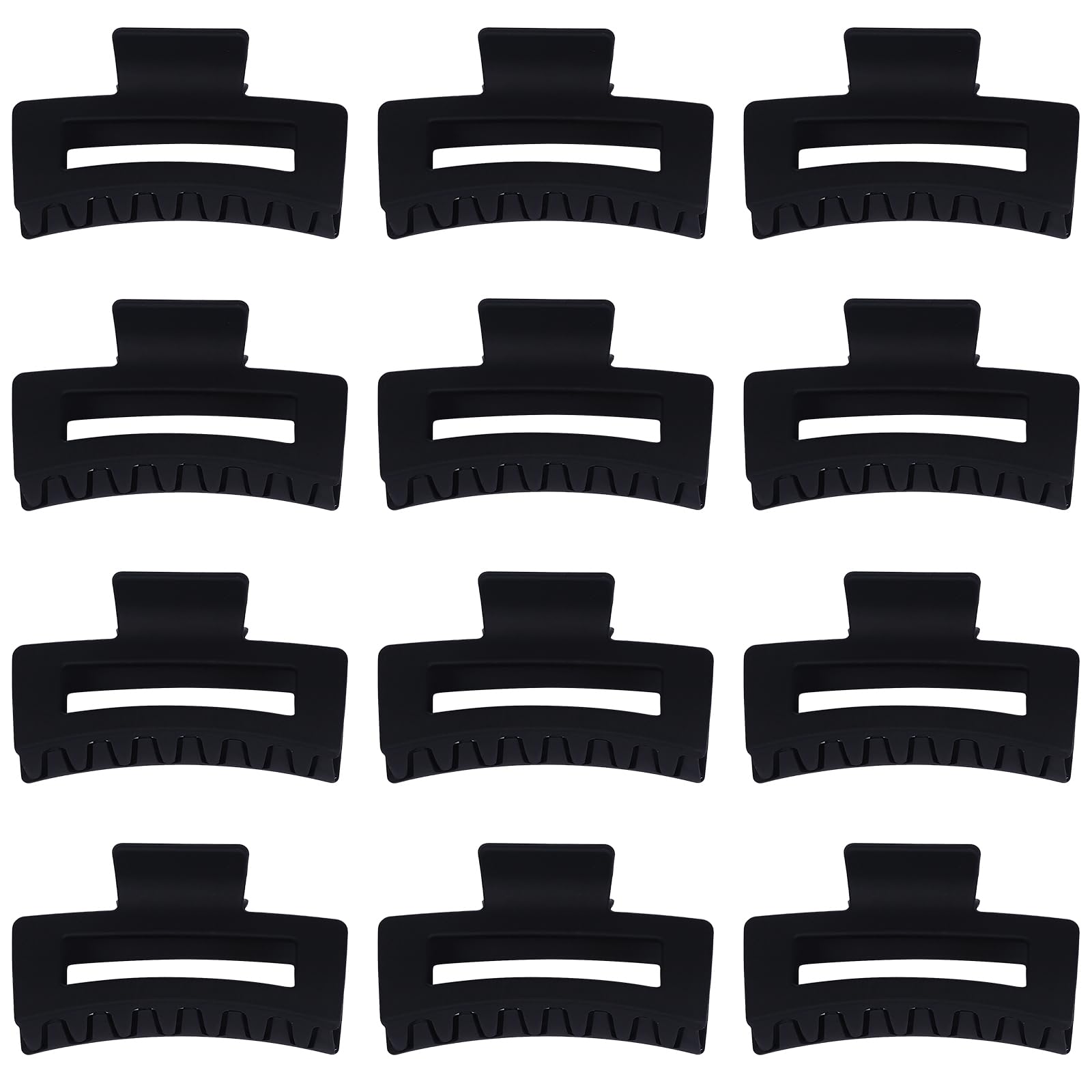 Pinces-griffes rectangulaires Sisiaipu au look élégant pour coiffures rapides.