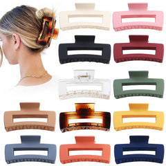 Pinces Sisiaipu grandes 4,1 po pour cheveux épais, pratique et polyvalentes.