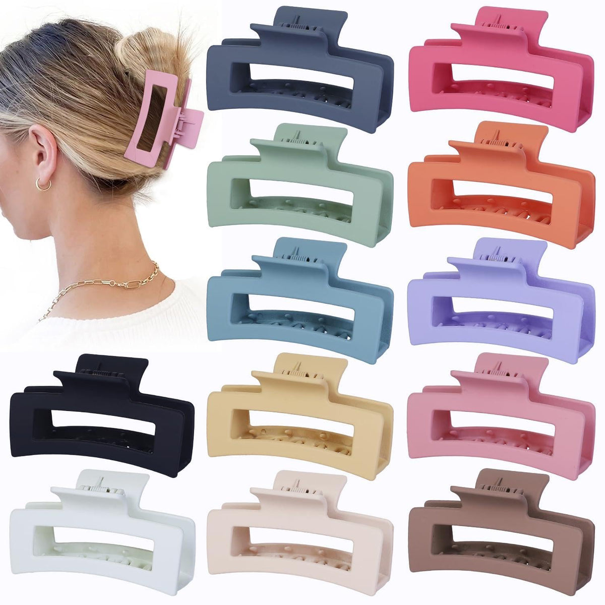 Pinces Sisiaipu moyennes avec palette de couleurs variées pour style quotidien.