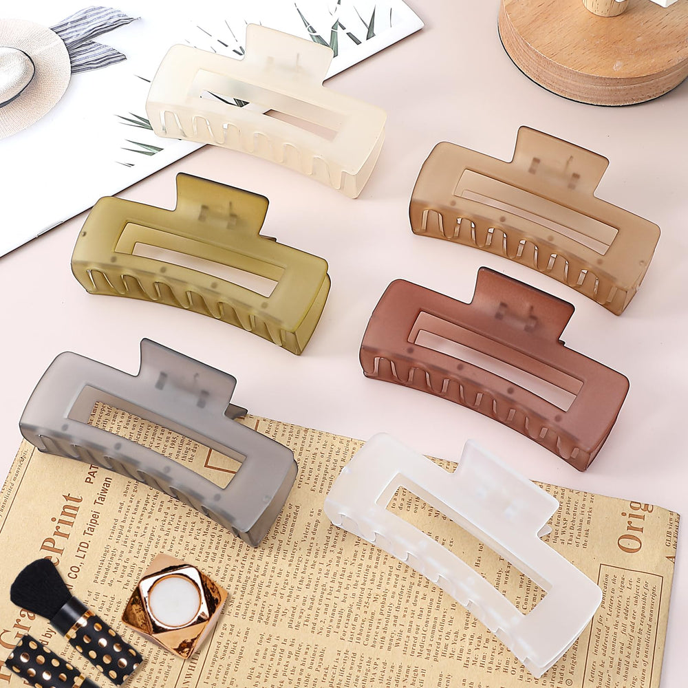 Pince cheveux rectangulaire Sisiaipu, maintien robuste pour cheveux épais même en mode actif.