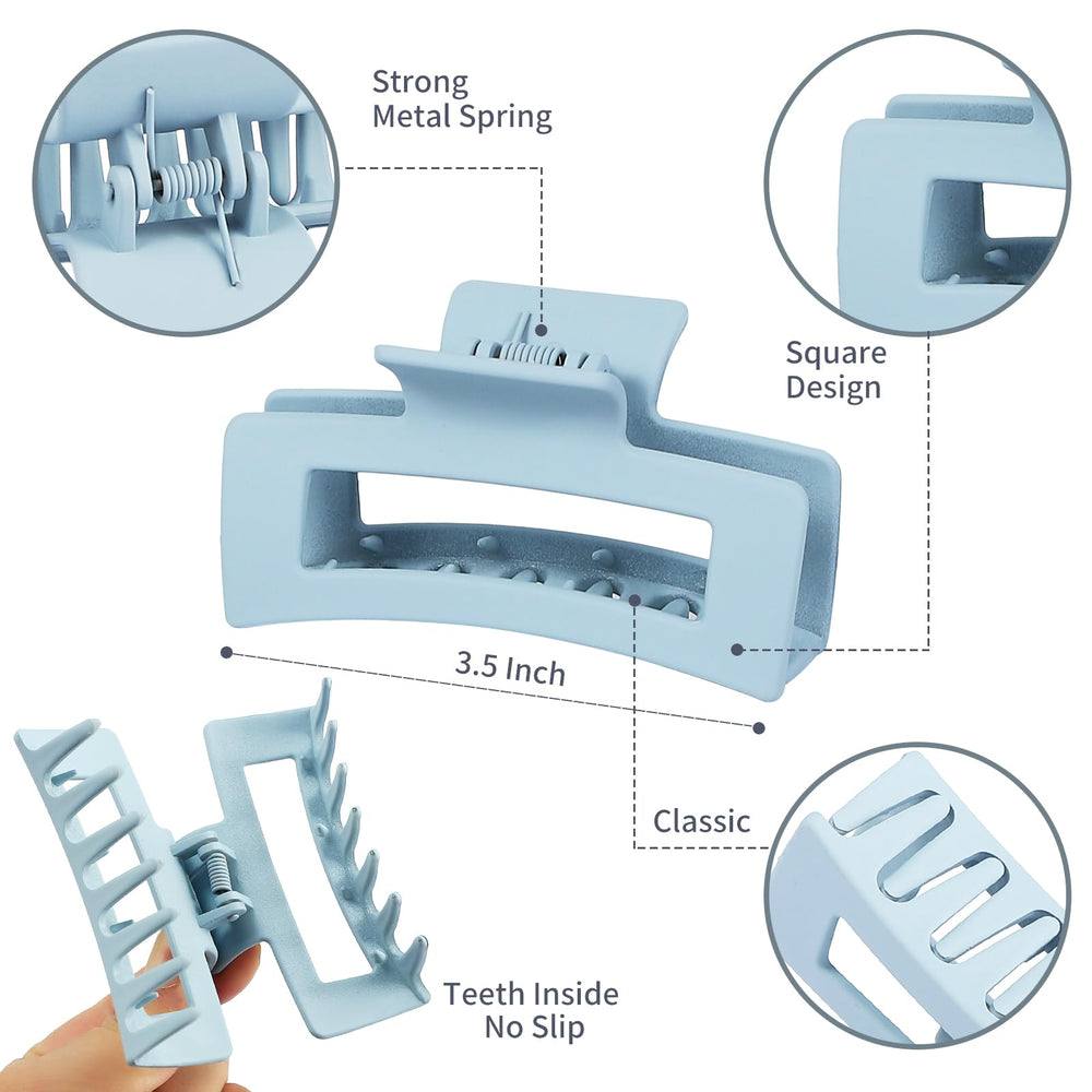 Pince Sisiaipu bleu clair, fermeture robuste pour une tenue durable.