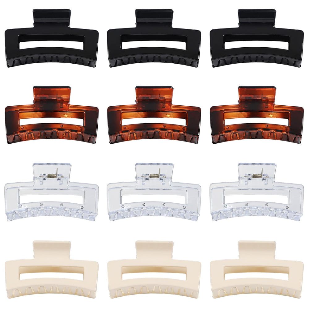 Pinces ambre Sisiaipu, carré medium, maintien léger et élégant.