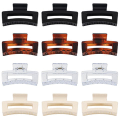 Pinces ambre Sisiaipu, carré medium, maintien léger et élégant.
