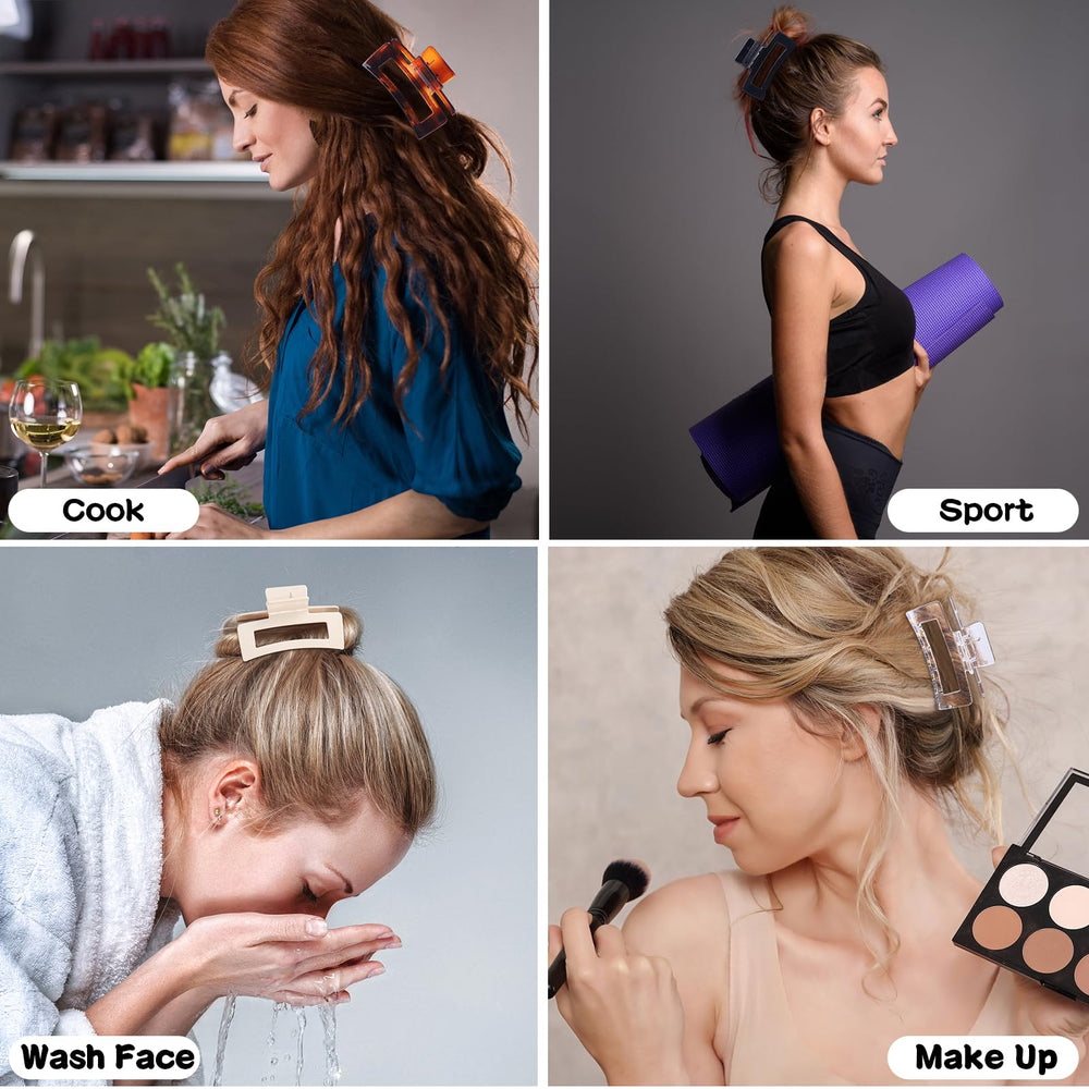 Pinces Sisiaipu pour cheveux épais ou fins, usage quotidien.