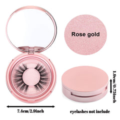 Intérieur SiSiMu etui cils 2 niveaux, organisation claire pour les faux cils.