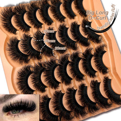 Cils SISIYDY 3D full strips pour un regard volumineux.