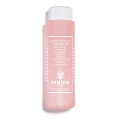 Sisley Paris Bouteille lotion tonique florale prête pour la routine soin.