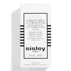 Parfum délicat de rose du masque Rose Noire de Sisley, moment de soin.