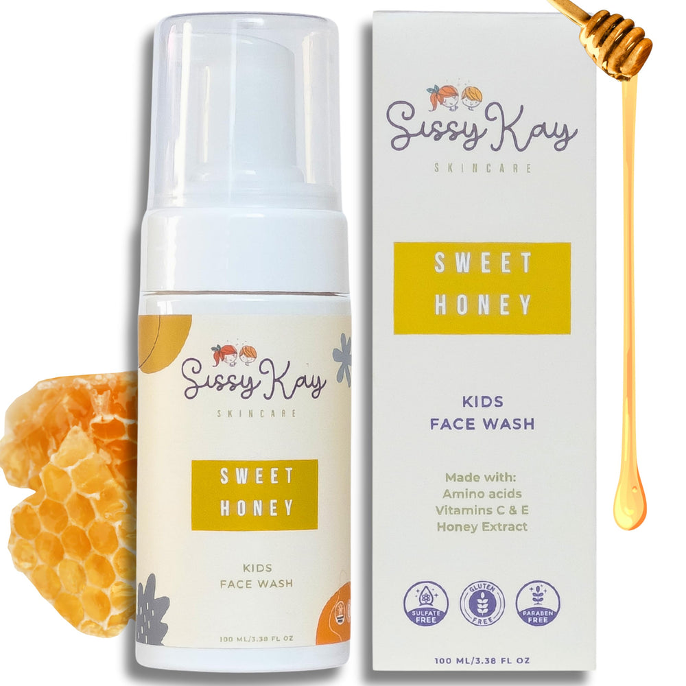 Lavage visage enfants Sissy Kay avec pompe, nettoyage doux pour peaux sensibles