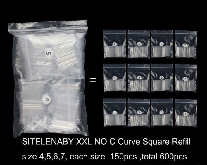 SITELENABY – emballage 600 pièces, 12 pochettes pour rangement pratique.