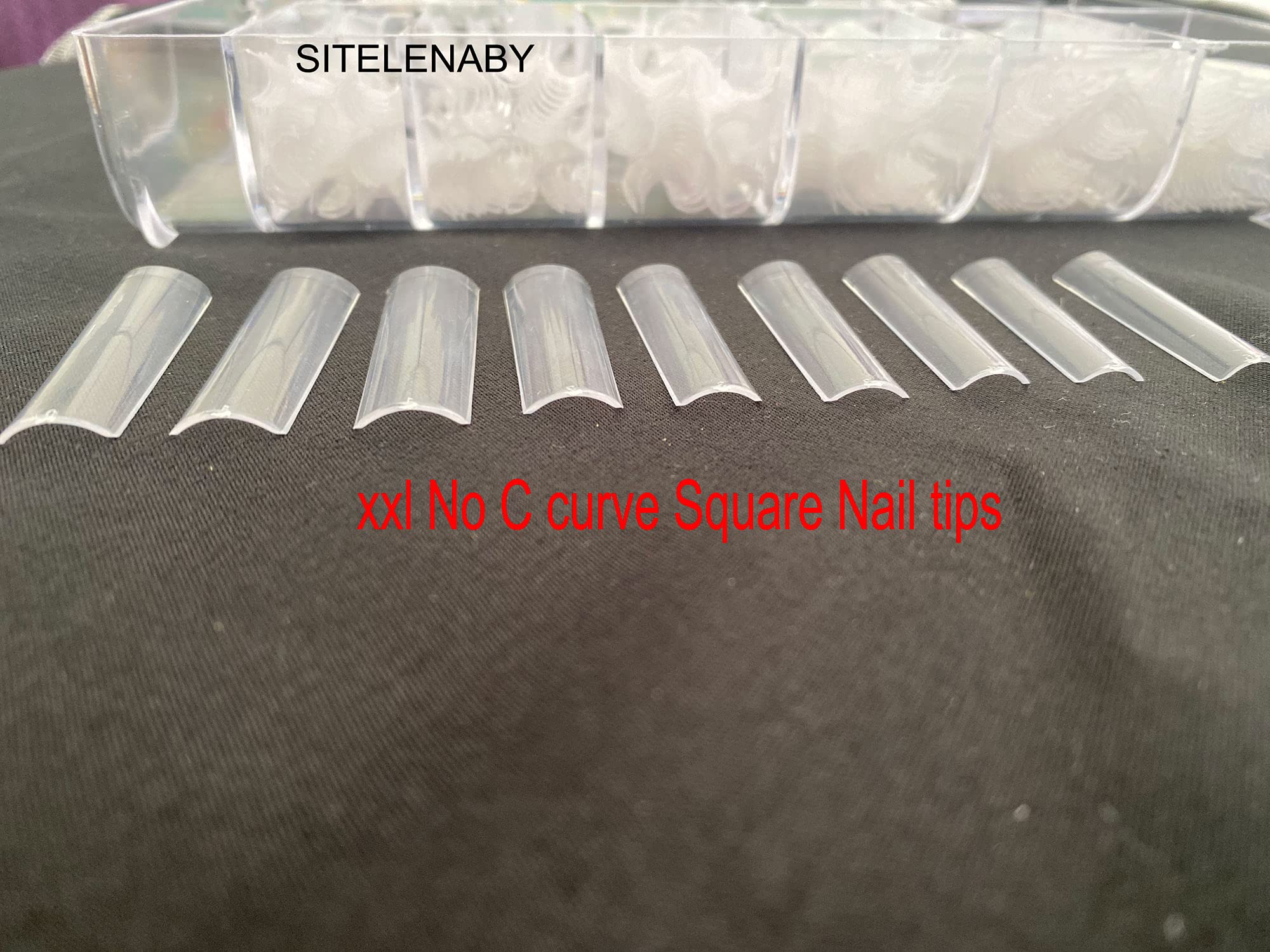 SITELENABY: emballage 500 ongles transparents, prêt à équiper votre salon.