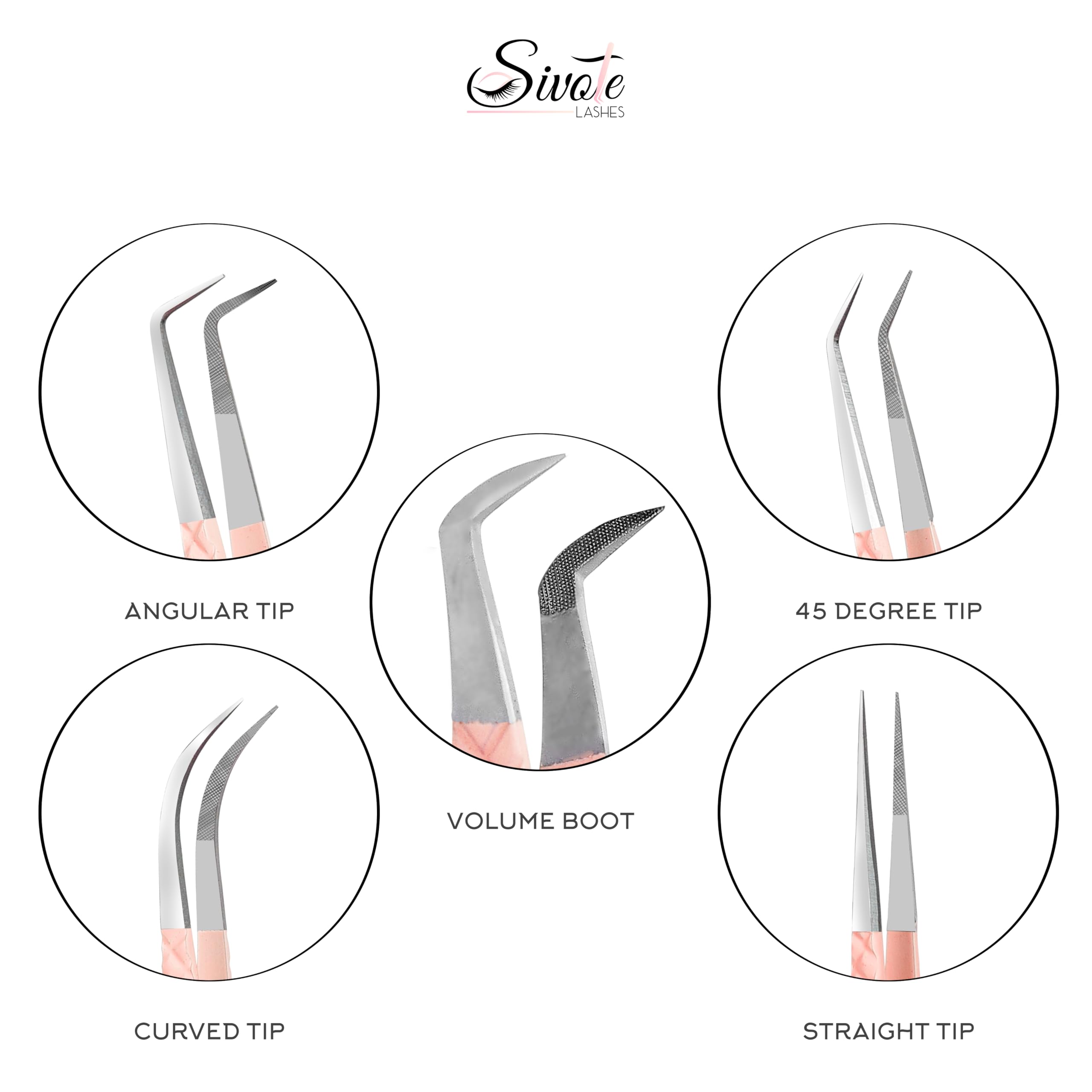 Pinces SIVOTE avec calibrage des pointes à vie pour une précision durable.