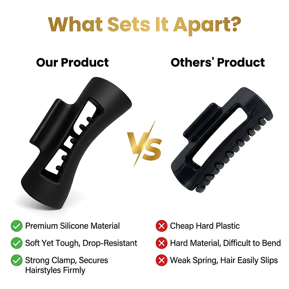 Adherence sans glisse pour tous types de cheveux avec SIVSEA Cloud Clips.