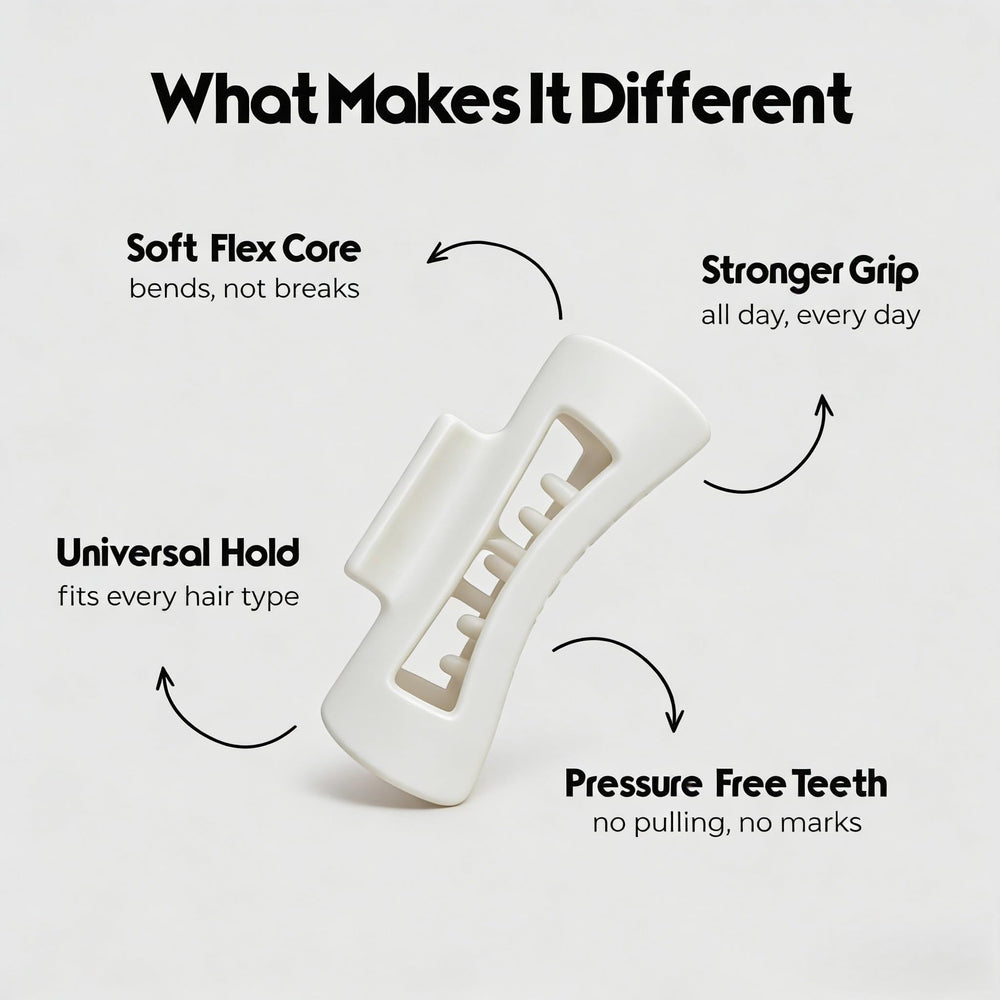 SIVSEA Cloud Clips offre une prise sans glisse adaptée à tous les cheveux.