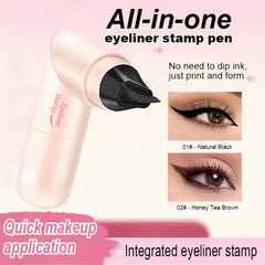 SIVSEA Eyeliner brun imperméable, tenue longue durée.