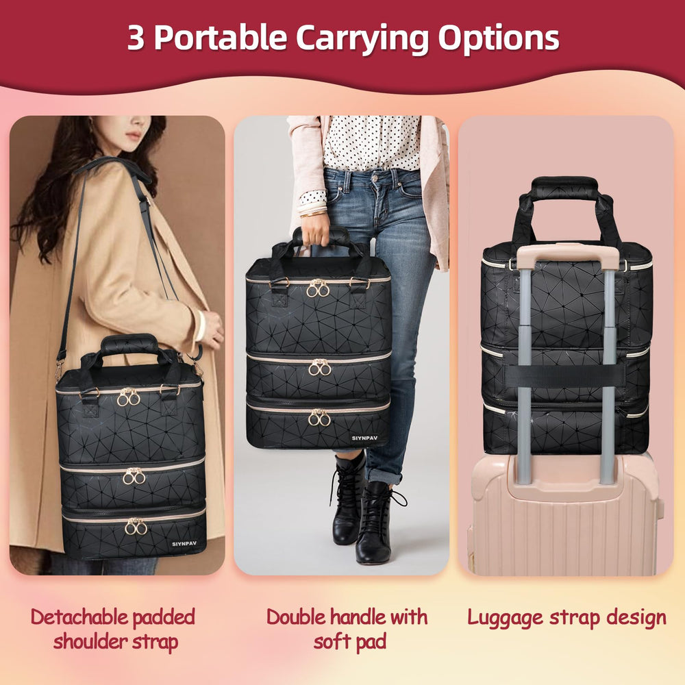 SIYNPAV Sangle épaule détachable et réglable pour voyage confortable.