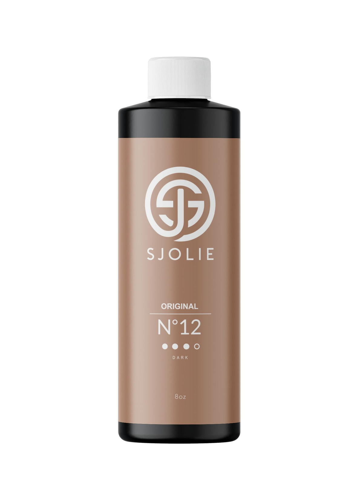 SJOLIE Spray Tan n12 — Bouteille bronzante 236 ml, fini naturel et durable.
