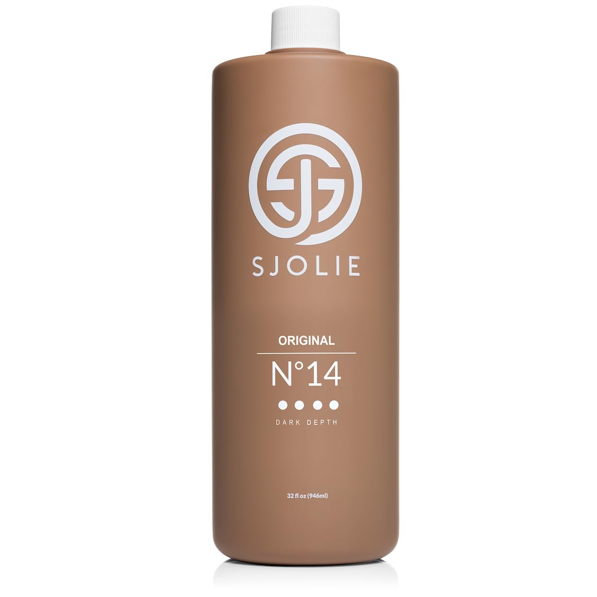 Flacon SJOLIE Spray Tan No14, volume 32onces, prêt à l’emploi pour une application homogène.