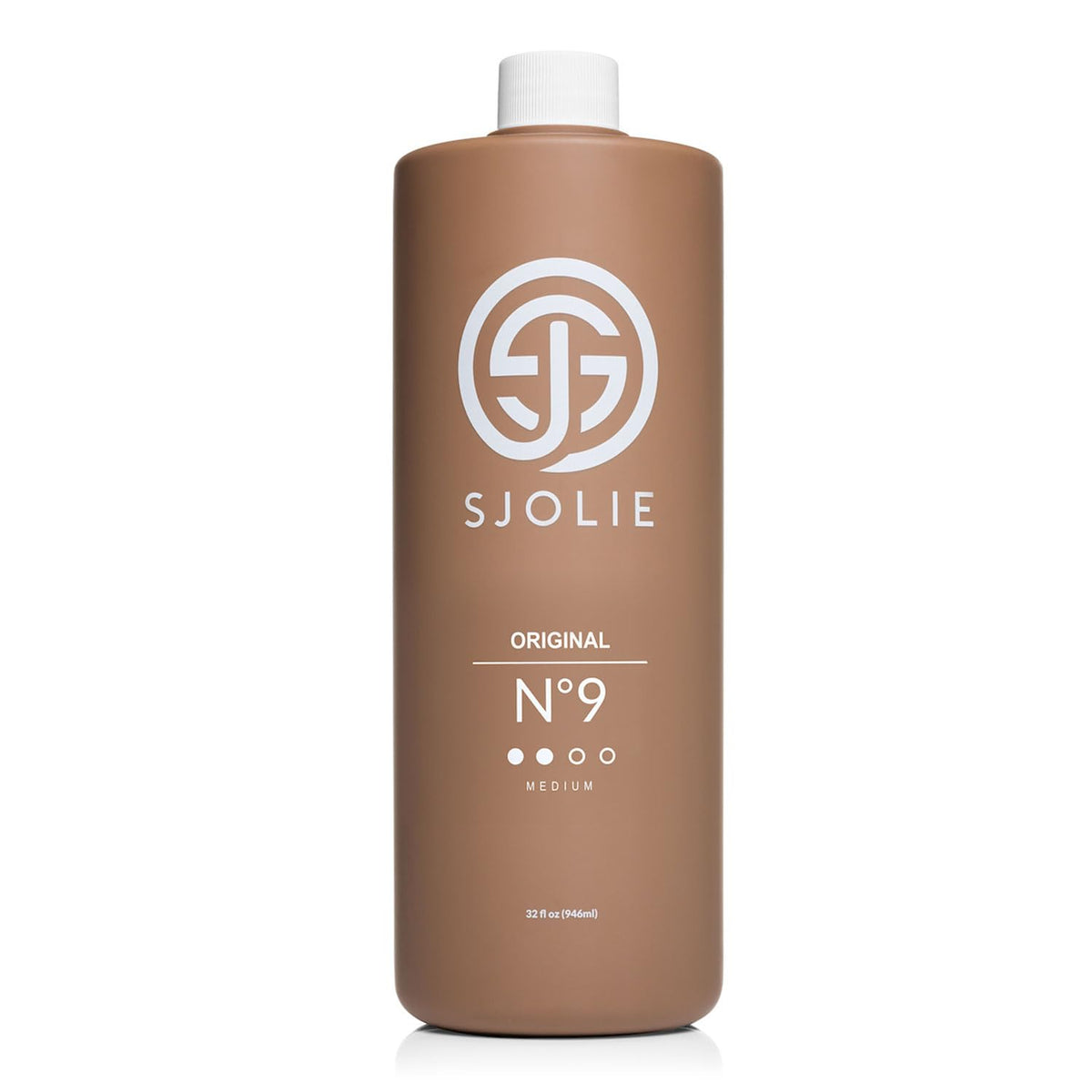 SJOLIE Spray Tan No.9 - bouteille: application facile et uniforme, couleur dorée.