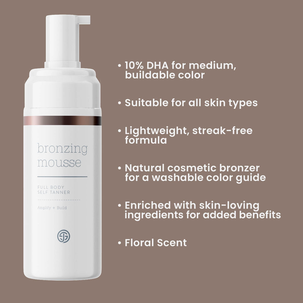 SJOLIE SUNLESS – application mousse sur peau pour un teint progressif