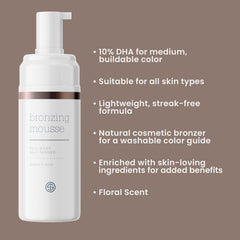 SJOLIE SUNLESS – application mousse sur peau pour un teint progressif