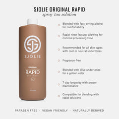 SJOLIE SUNLESS – base olive pour une teinte dorée sans orange.